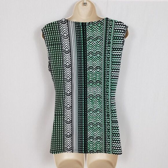 Style & Co Sleeveless Pullover Blouse Ruched Side - Picture 5 of 6